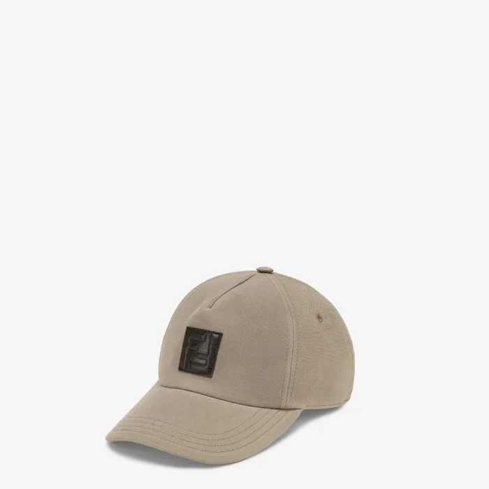 Fendi Hats and Gloves Hat Dove Gray Cotton Baseball Cap 8211 Men