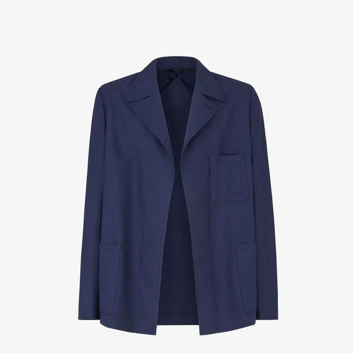 Fendi Jackets and Suits Jacket Blue Wool Jacket 8211 Men