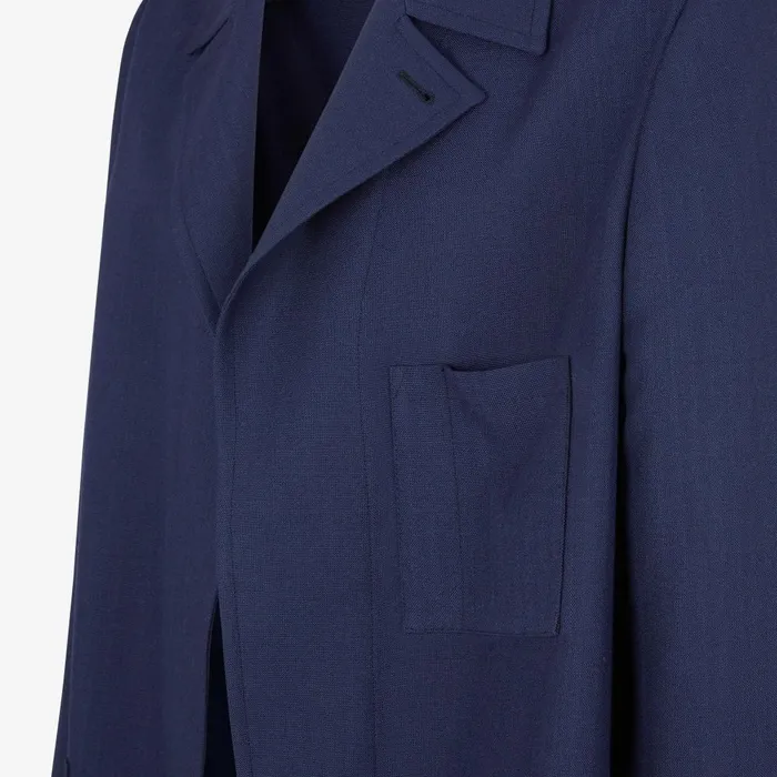 Fendi Jackets and Suits Jacket Blue Wool Jacket 8211 Men
