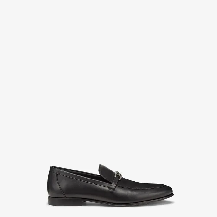 Fendi Loafers and Drivers Fendi O039Lock Loafers Black Leather Loafers 8211 Men Fendi Loafers and Drivers Fendi O039Lock Loafers Black Leather Loafers 8211 Men