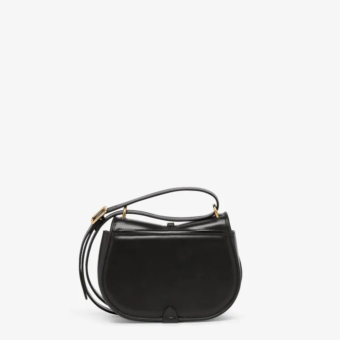 Fendi Shoulder and Crossbody Bags Cmon Mini Black Leather Bag 8211 Women