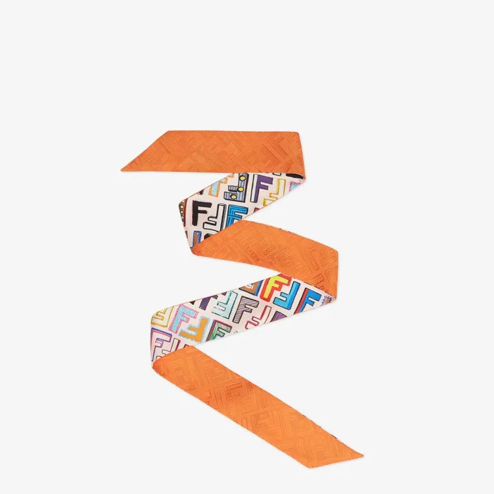 Fendi Silk Scarves Fun Fendi Wrappy Multicolor Silk Bandeau 8211 Women