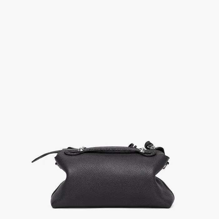 Fendi Tote Bags By The Way Selleria Medium Black Selleria Bag With 192 Handsewn Topstitches 8211 Women