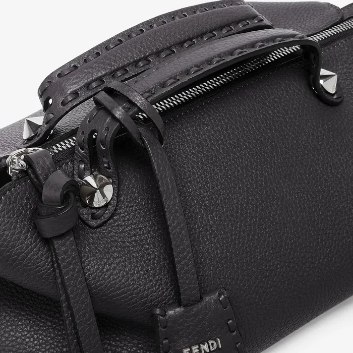 Fendi Tote Bags By The Way Selleria Medium Black Selleria Bag With 192 Handsewn Topstitches 8211 Women