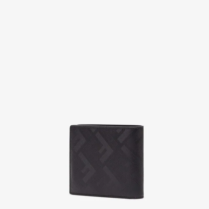Fendi Wallets Fendi Shadow Wallet Black And Red Leather Bifold Wallet 8211 Men