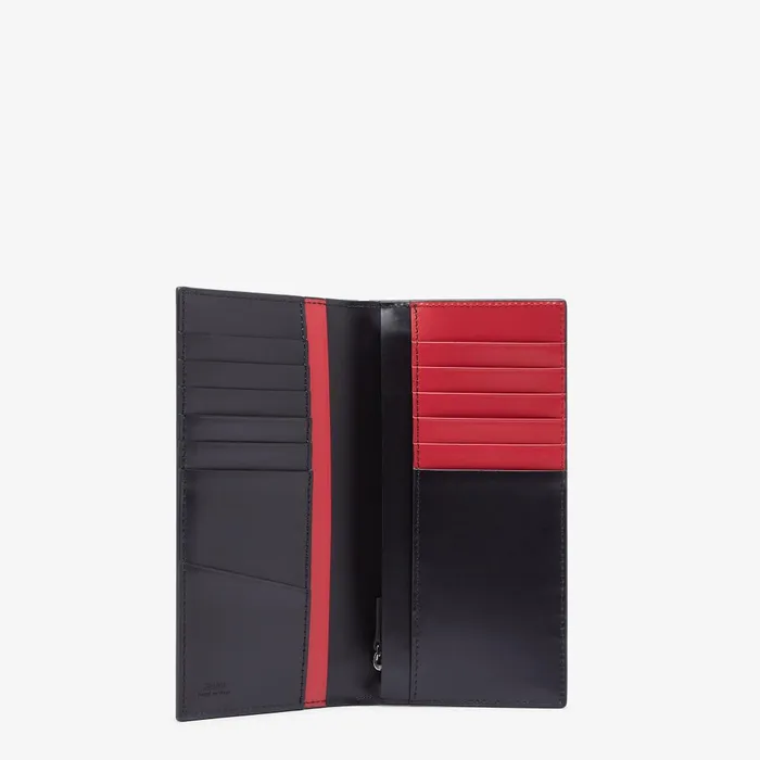 Fendi Wallets Fendi Shadow Wallet Black Leather Wallet 8211 Men