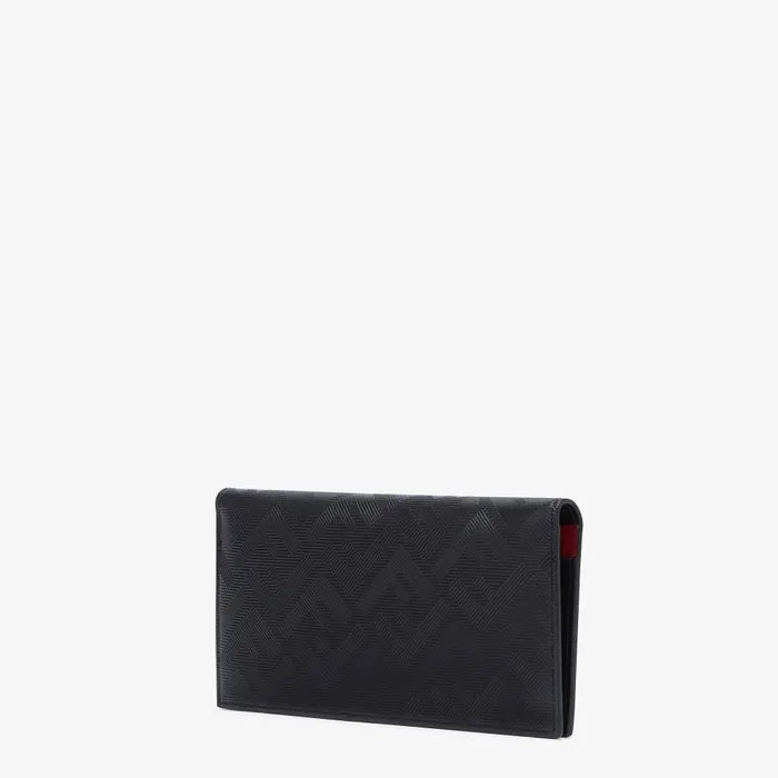 Fendi Wallets Fendi Shadow Wallet Black Leather Wallet 8211 Men