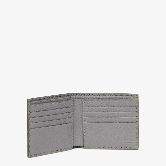 Fendi Wallets Selleria Wallet Green Selleria Bifold Wallet With 134 Handsewn Stitches 8211 Men