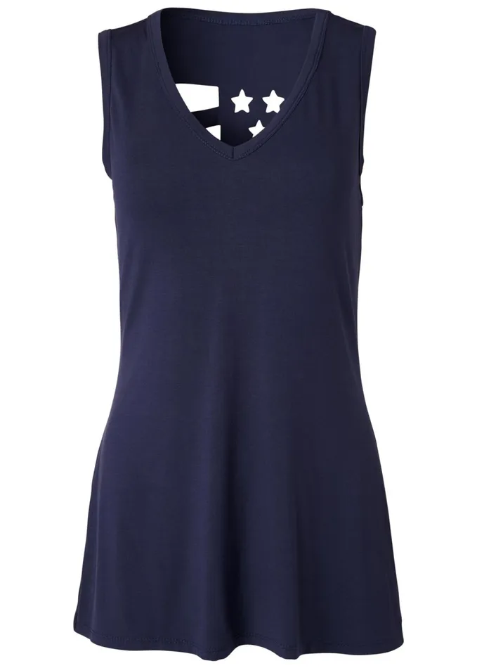 FLAG CUT OUT TOP Navy Women VENUS Casual Tops