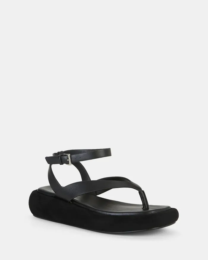 Flat Sandals NOVO Shoes Women TAHNEY BLACK Sandals