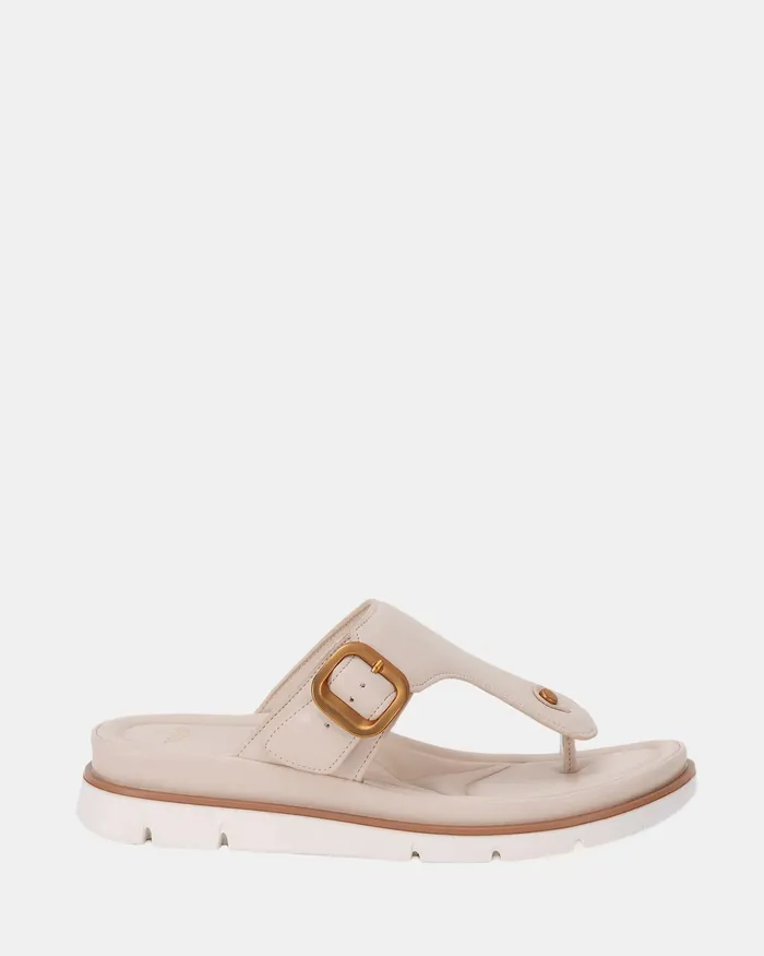 Flat Sandals SILVENA CREAM Sandals NOVO Shoes Women