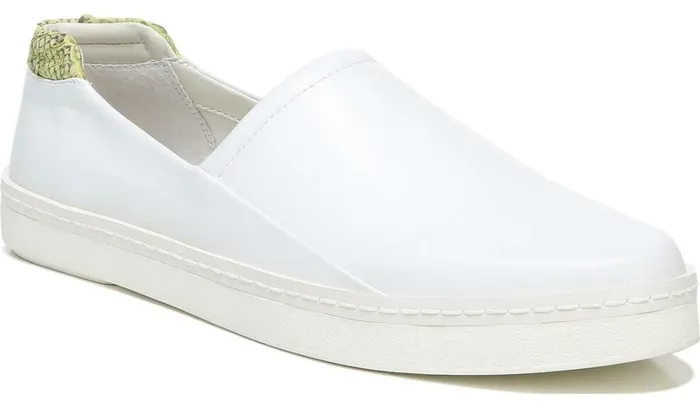 Flats Women Franco Sarto Franco Alma Slip On Sneaker White Leather