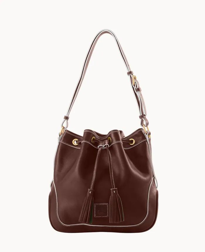 Florentine Drawstring Chestnut Woman Dooney and Bourke Shoulder Bags