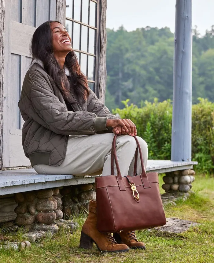 Florentine Large Amelie Shoulder Bag Natural Woman Dooney and Bourke Totes Florentine Large Amelie Shoulder Bag Natural Woman Dooney and Bourke Totes