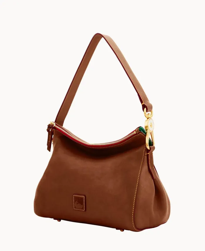 Florentine Laurel Hobo Chestnut Woman Dooney and Bourke Shoulder Bags Florentine Laurel Hobo Chestnut Woman Dooney and Bourke Shoulder Bags