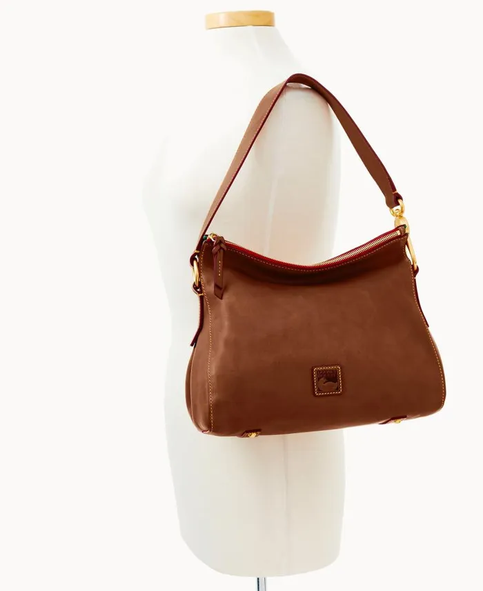 Florentine Laurel Hobo Chestnut Woman Dooney and Bourke Shoulder Bags Florentine Laurel Hobo Chestnut Woman Dooney and Bourke Shoulder Bags