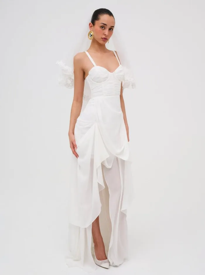 For Love and Lemons Dresses June Maxi Dress White 8211 Women