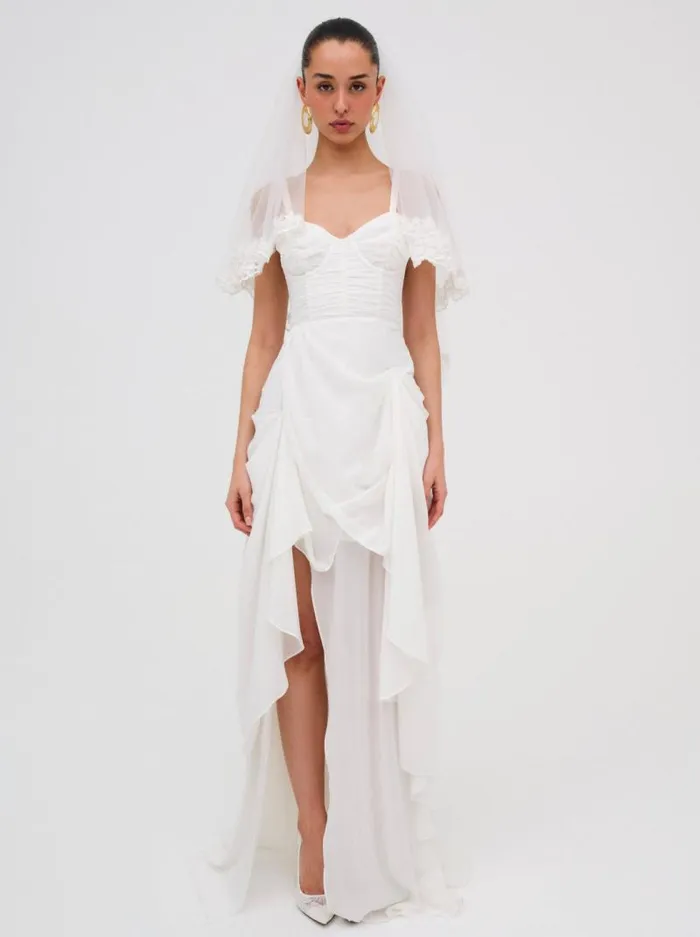For Love and Lemons Dresses June Maxi Dress White 8211 Women For Love and Lemons Dresses June Maxi Dress White 8211 Women