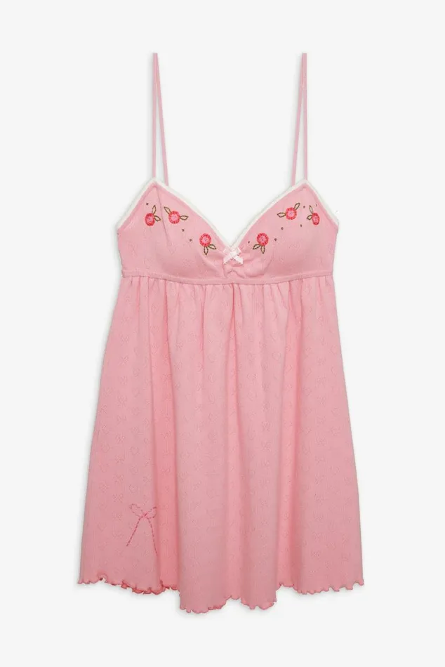 For Love and Lemons Lingerie Isabel Knit Slip Dress Pink 8211 Women For Love and Lemons Lingerie Isabel Knit Slip Dress Pink 8211 Women
