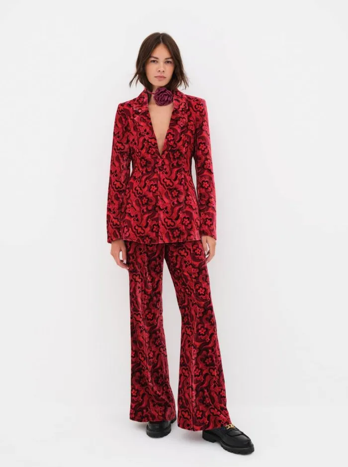 For Love and Lemons Tops Penny Blazer Red 8211 Women For Love and Lemons Tops Penny Blazer Red 8211 Women