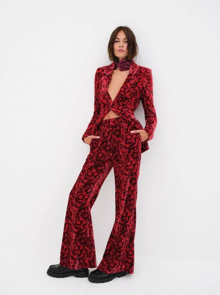 For Love and Lemons Tops Penny Blazer Red 8211 Women For Love and Lemons Tops Penny Blazer Red 8211 Women