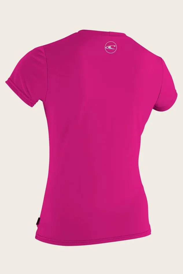 GIRL039S PREMIUM SKINS SS SUN SHIRT Berry Kids O039NEILL Youth Wetsuits