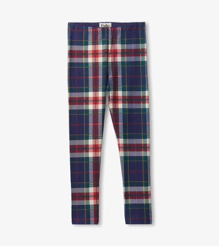 Girls Celebration Plaid Leggings Hatley