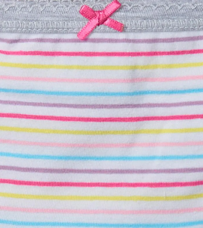 Girls Vibrant Stripes 3 Pack Hipster Underwear Hatley