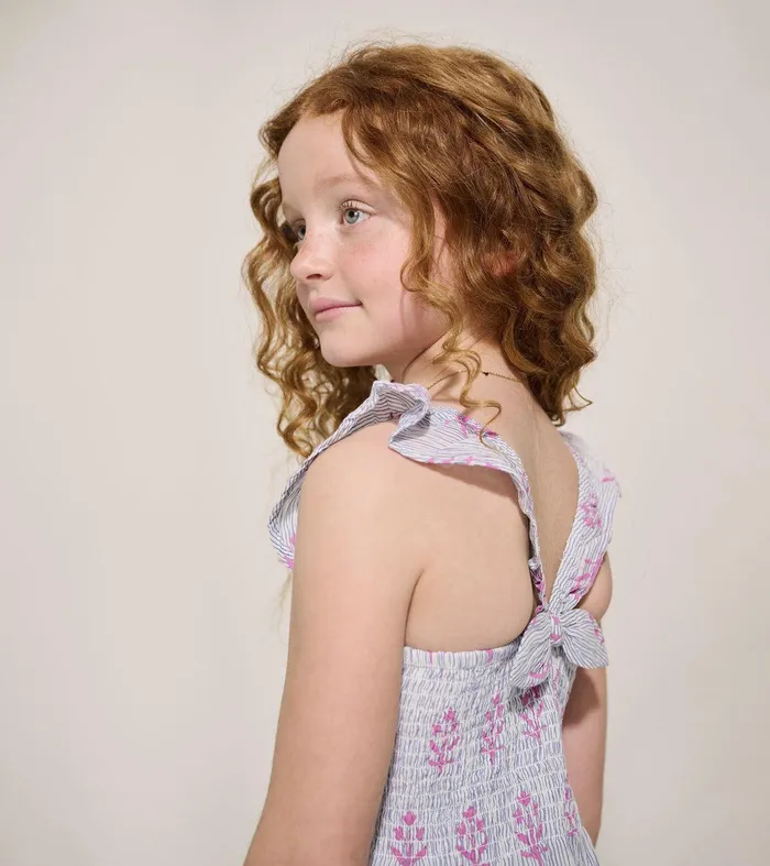 Girls Wildflower Smocked Dress Hatley