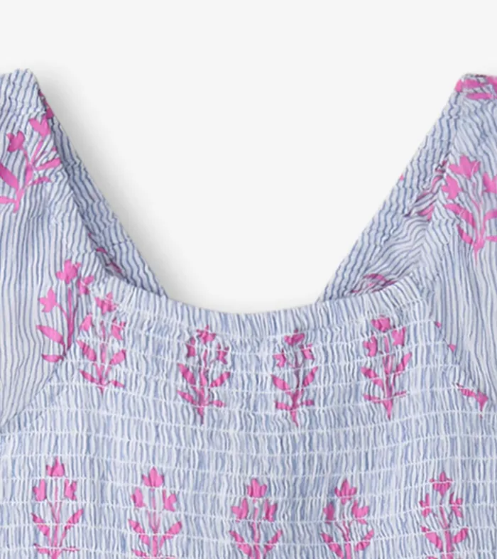 Girls Wildflower Smocked Dress Hatley