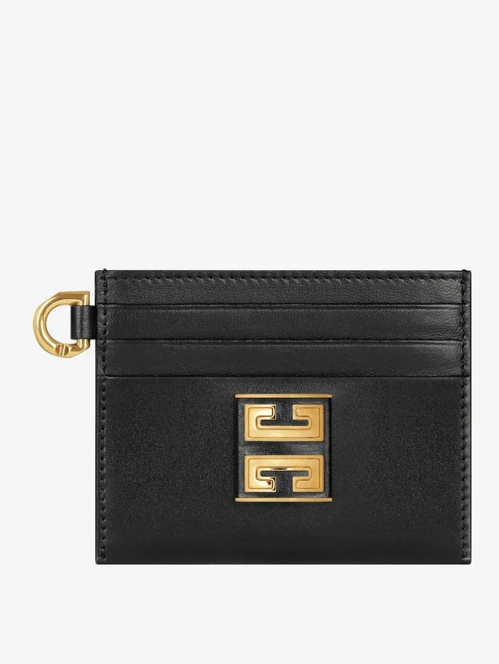 Givenchy 4G Card Holder In Leather Black Women Wallets and Card Holders Givenchy 4G Card Holder In Leather Black Women Wallets and Card Holders