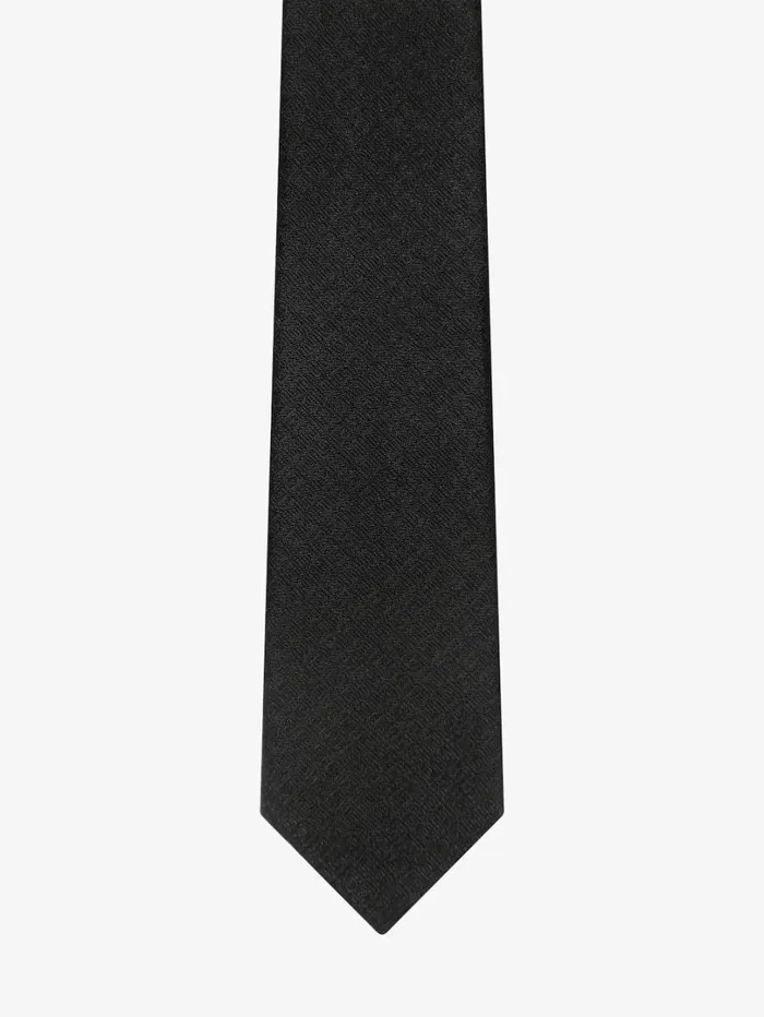 Givenchy 4G Tie In Silk Black Men Scarves and Ties Givenchy 4G Tie In Silk Black Men Scarves and Ties