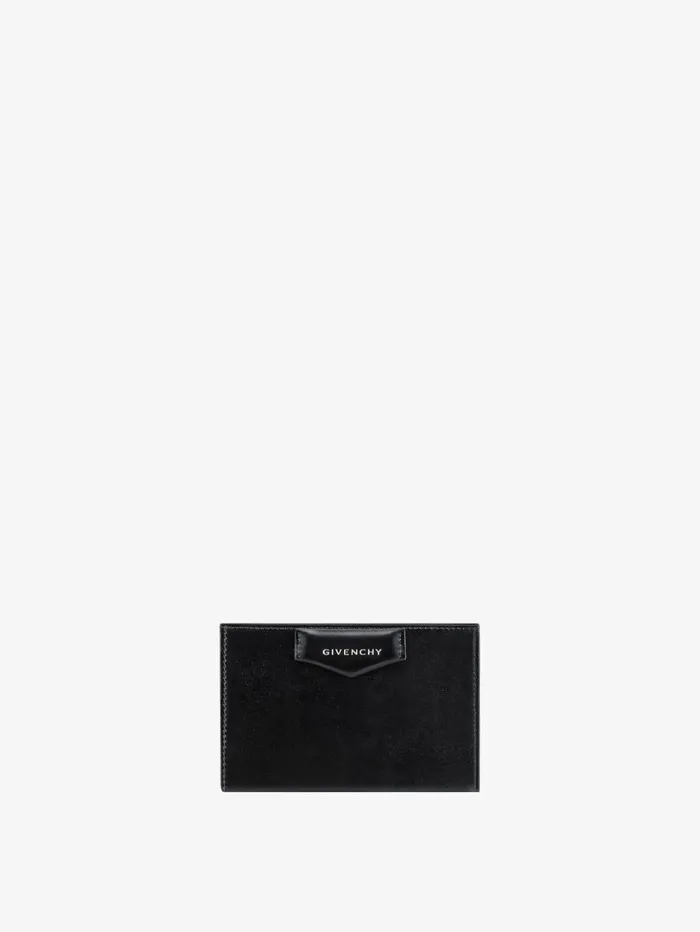 Givenchy Antigona Wallet In Box Leather Black Women Wallets and Card Holders
