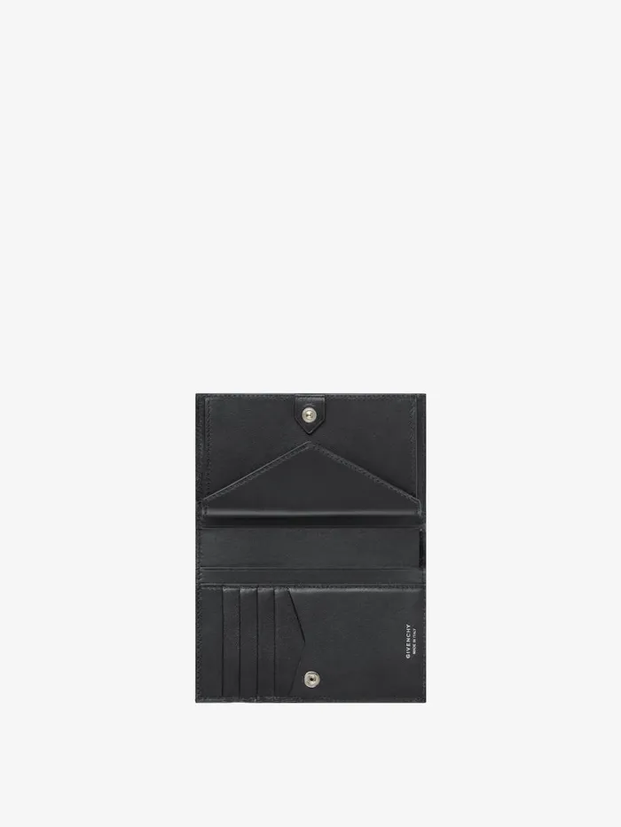 Givenchy Antigona Wallet In Box Leather Black Women Wallets and Card Holders Givenchy Antigona Wallet In Box Leather Black Women Wallets and Card Holders