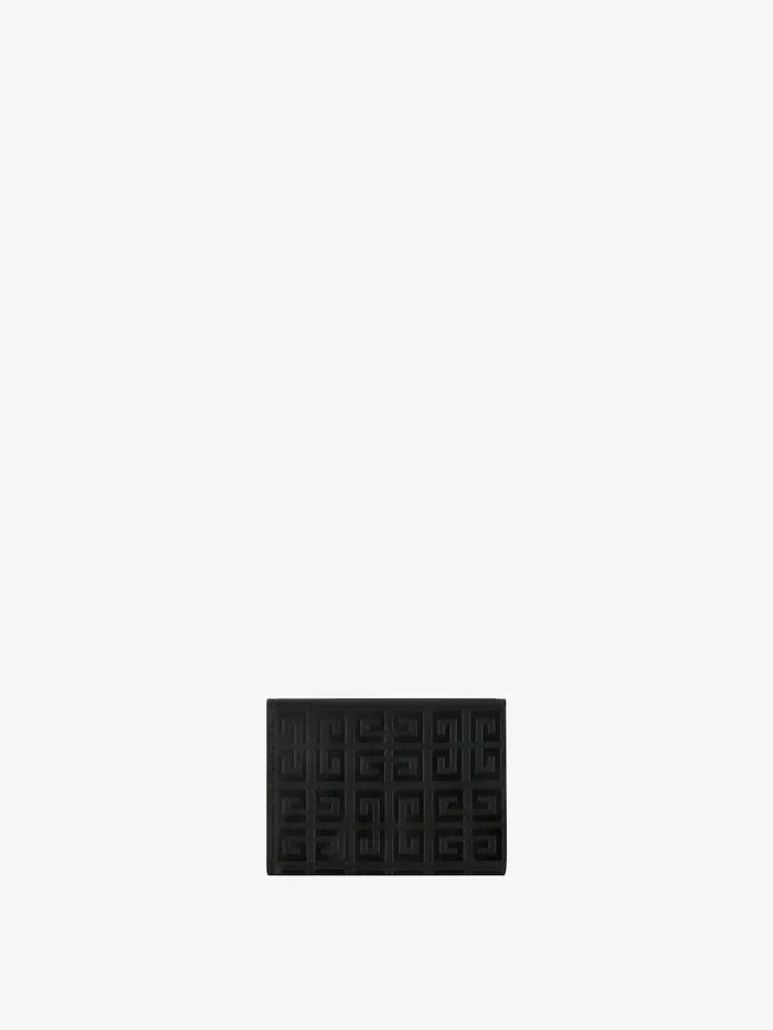 Givenchy GCut Wallet In 4G Leather Black Women Wallets and Card Holders Givenchy GCut Wallet In 4G Leather Black Women Wallets and Card Holders