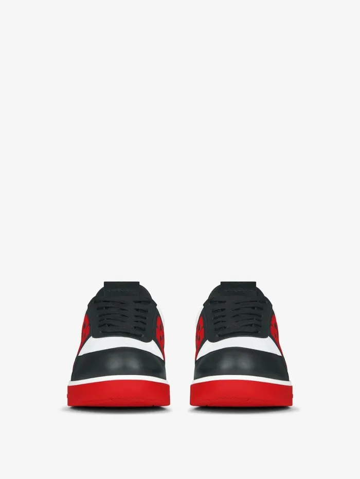Givenchy G4 Sneakers In Leather Blackwhitered Men Sneakers Givenchy G4 Sneakers In Leather Blackwhitered Men Sneakers