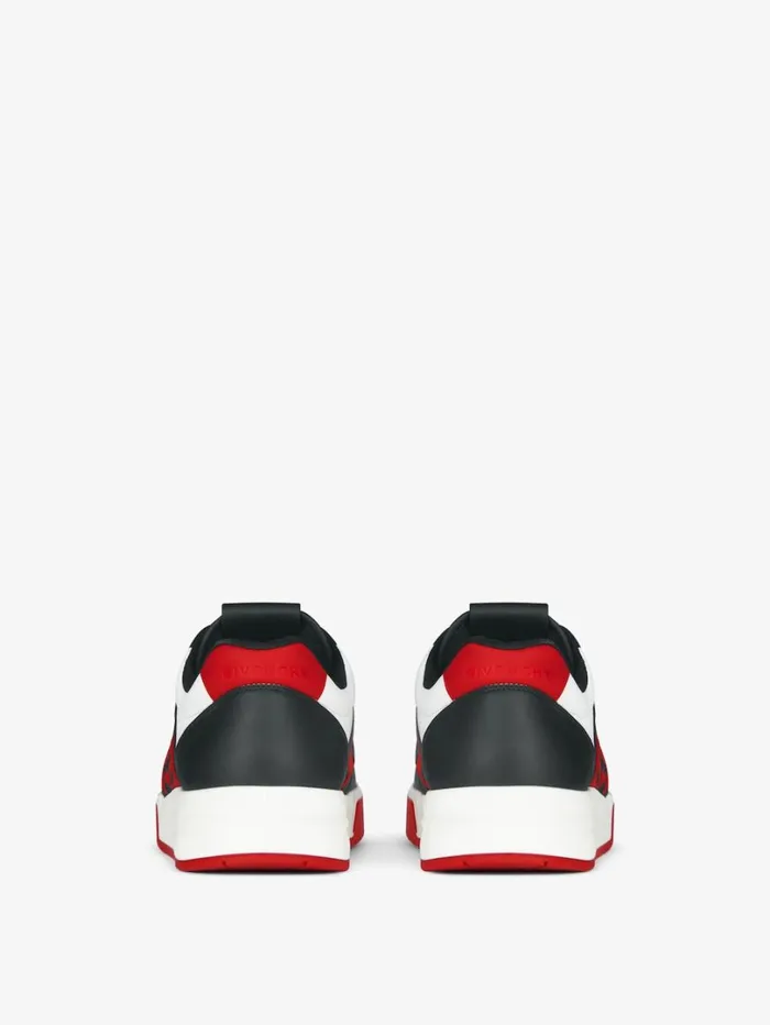 Givenchy G4 Sneakers In Leather Blackwhitered Men Sneakers Givenchy G4 Sneakers In Leather Blackwhitered Men Sneakers