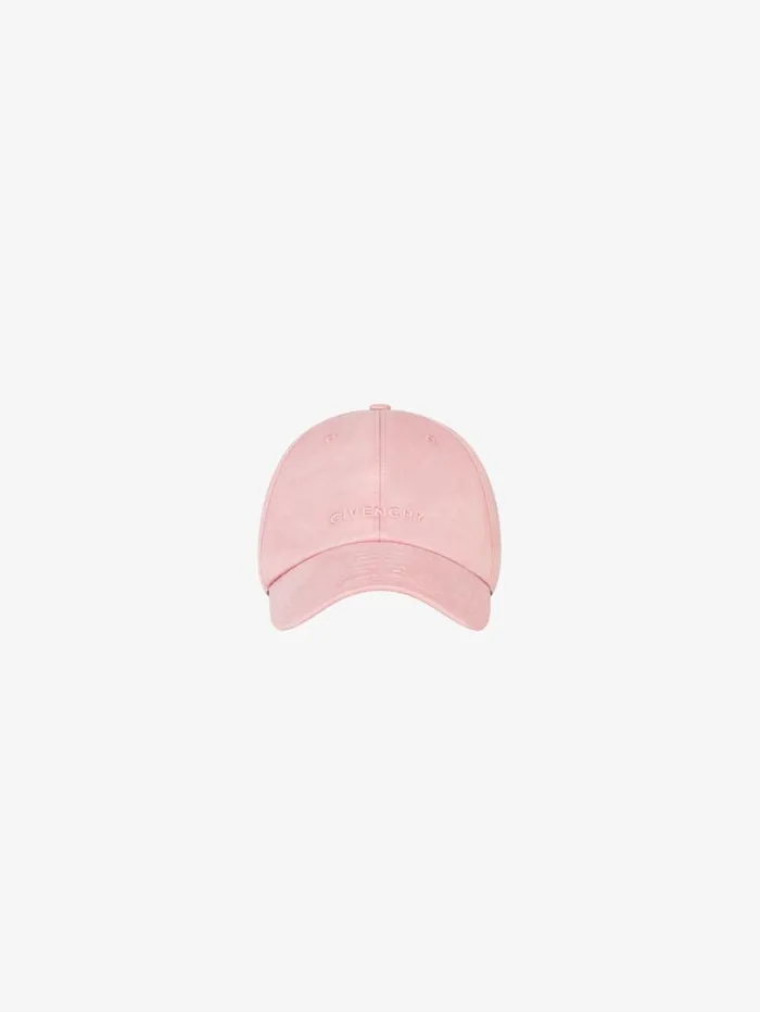 Givenchy GIVENCHY 4G Embroidered Cap In Canvas Flamingo Men Beanies and Caps