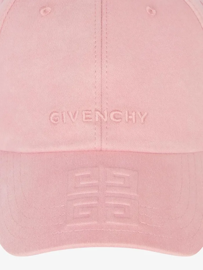 Givenchy GIVENCHY 4G Embroidered Cap In Canvas Flamingo Men Beanies and Caps Givenchy GIVENCHY 4G Embroidered Cap In Canvas Flamingo Men Beanies and Caps