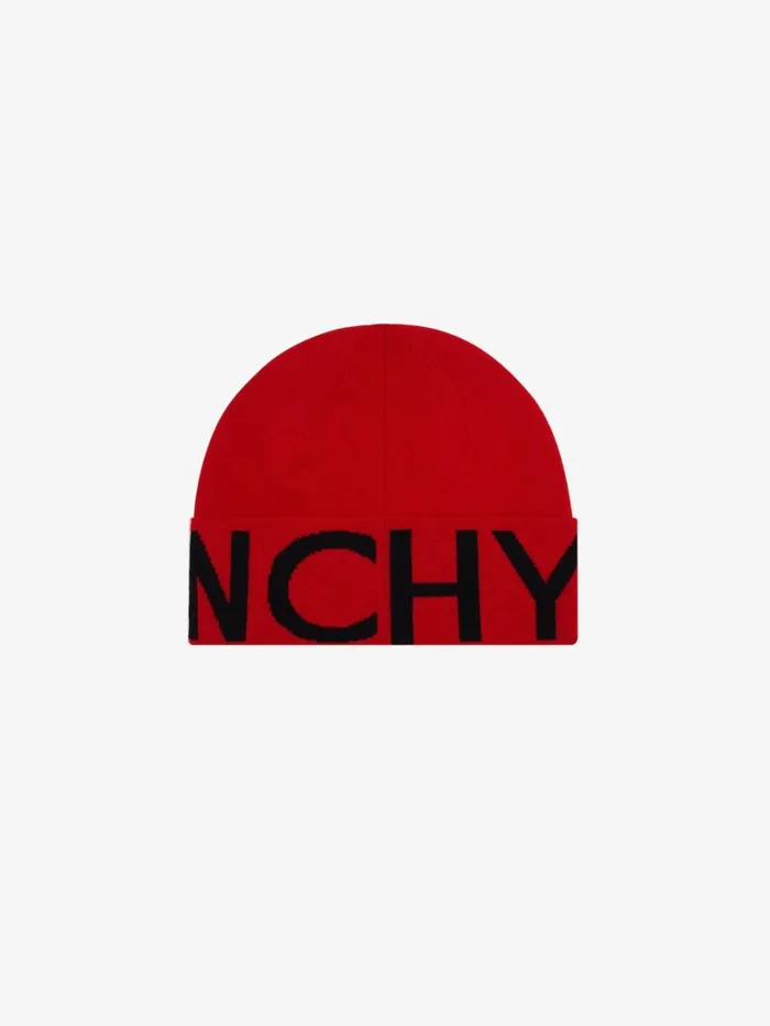 Givenchy GIVENCHY Beanie In Wool Red Men Beanies and Caps Givenchy GIVENCHY Beanie In Wool Red Men Beanies and Caps
