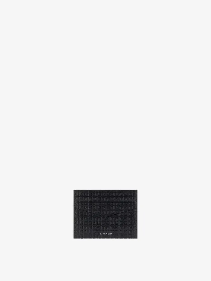 Givenchy GIVENCHY Card Holder In 4G Micro Leather Blackgreen Men Wallets and Card Holders Givenchy GIVENCHY Card Holder In 4G Micro Leather Blackgreen Men Wallets and Card Holders