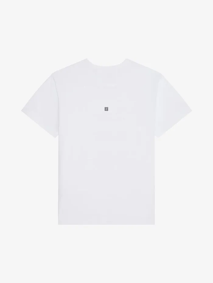 Givenchy GIVENCHY Crest Tshirt In Cotton White Men TShirts Givenchy GIVENCHY Crest Tshirt In Cotton White Men TShirts