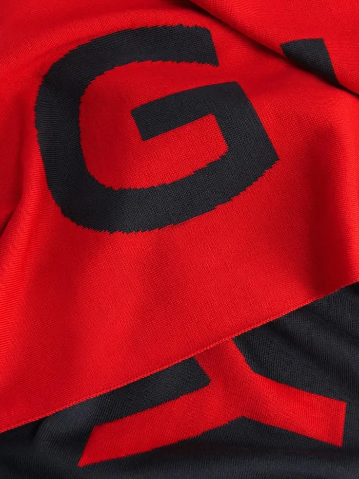 Givenchy GIVENCHY Scarf In Wool Red Men Scarves and Ties Givenchy GIVENCHY Scarf In Wool Red Men Scarves and Ties