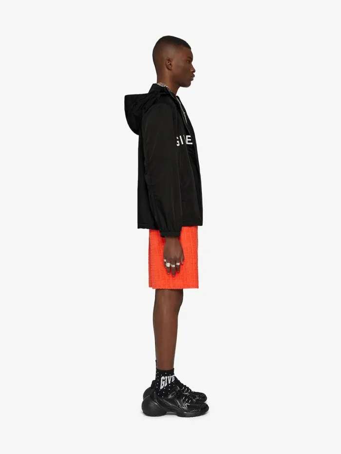 Givenchy GIVENCHY Windbreaker In Technical Fabric Black Men Outerwear and Blousons