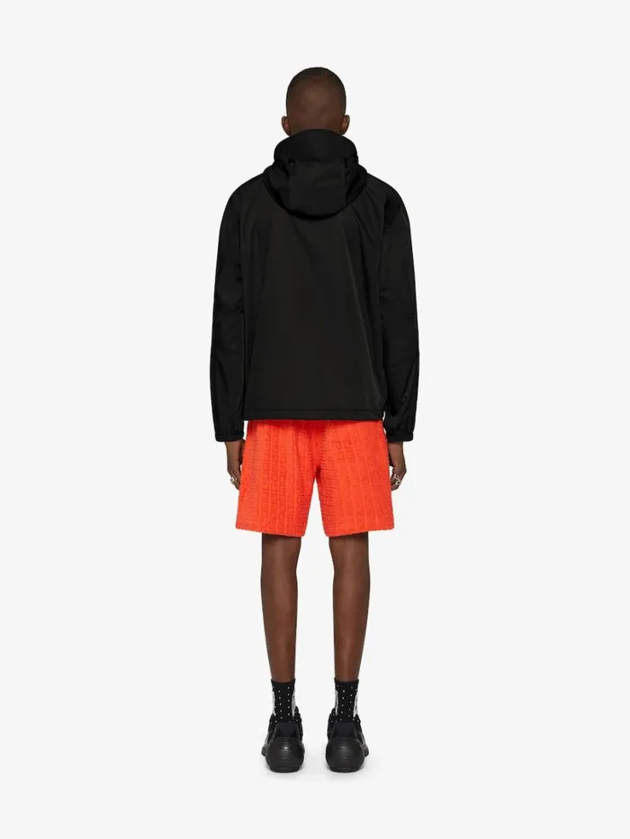 Givenchy GIVENCHY Windbreaker In Technical Fabric Black Men Outerwear and Blousons