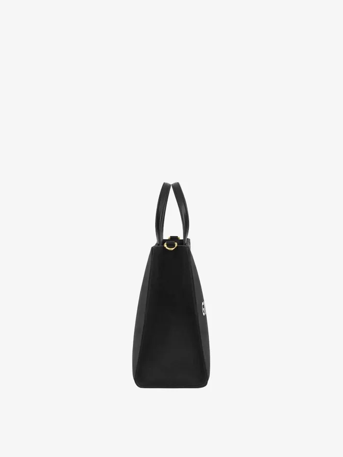 Givenchy Medium GTote Shopping Bag In Canvas Black Women Shoulder Bags Givenchy Medium GTote Shopping Bag In Canvas Black Women Shoulder Bags