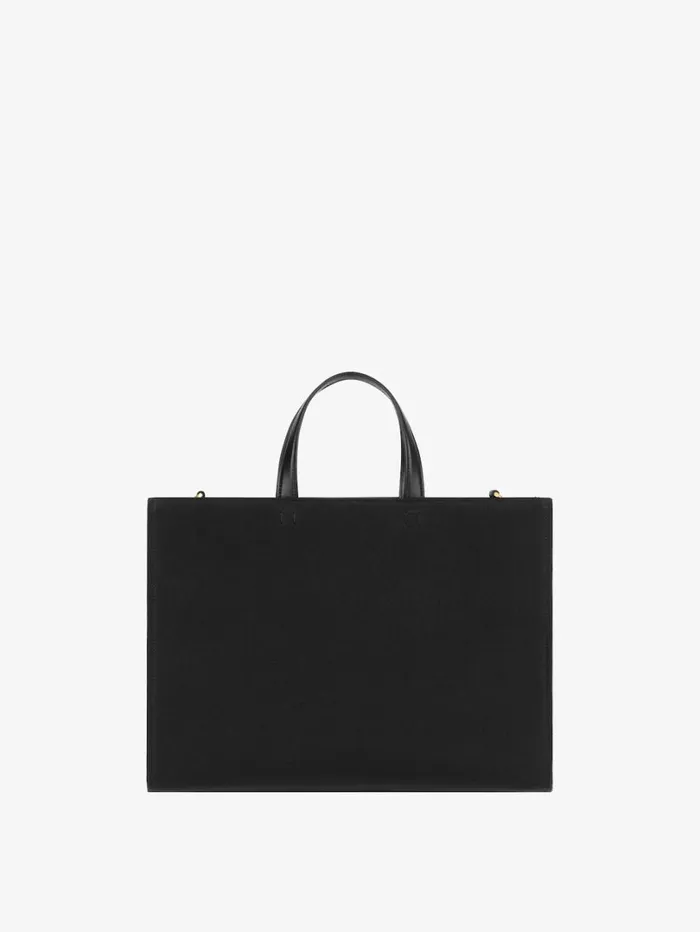 Givenchy Medium GTote Shopping Bag In Canvas Black Women Shoulder Bags Givenchy Medium GTote Shopping Bag In Canvas Black Women Shoulder Bags