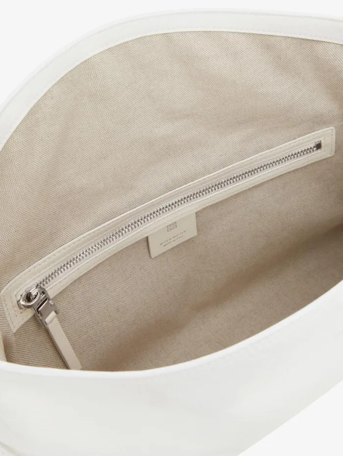 Givenchy Medium Voyou Chain Bag In Leather Ivory Women Shoulder Bags Givenchy Medium Voyou Chain Bag In Leather Ivory Women Shoulder Bags