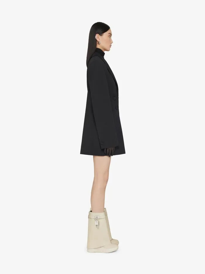 Givenchy Shark Lock Biker Ankle Boots In Grained Leather Beige Women Shark Lock Givenchy Shark Lock Biker Ankle Boots In Grained Leather Beige Women Shark Lock