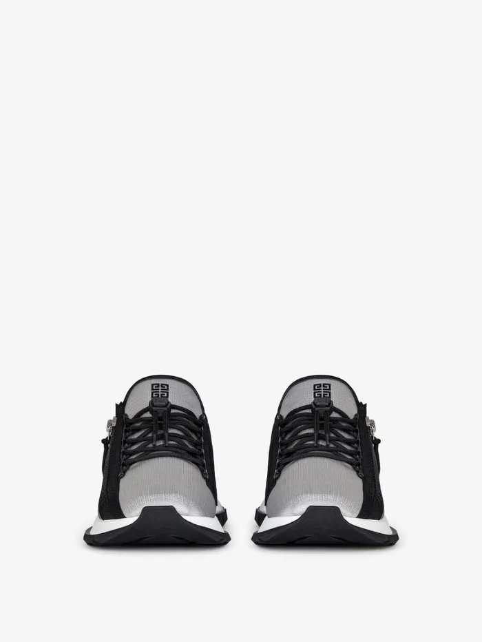 Givenchy Spectre Runner Sneakers In 4G Synthetic Fiber With Zip Greyblack Men Sneakers Givenchy Spectre Runner Sneakers In 4G Synthetic Fiber With Zip Greyblack Men Sneakers